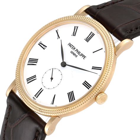 Patek Philippe Calatrava 18k Yellow Gold Men's Watch 5119